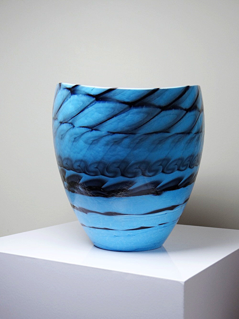 Centrepiece, bowl or large glass bowl from Murano "Yourmurano" handmade.