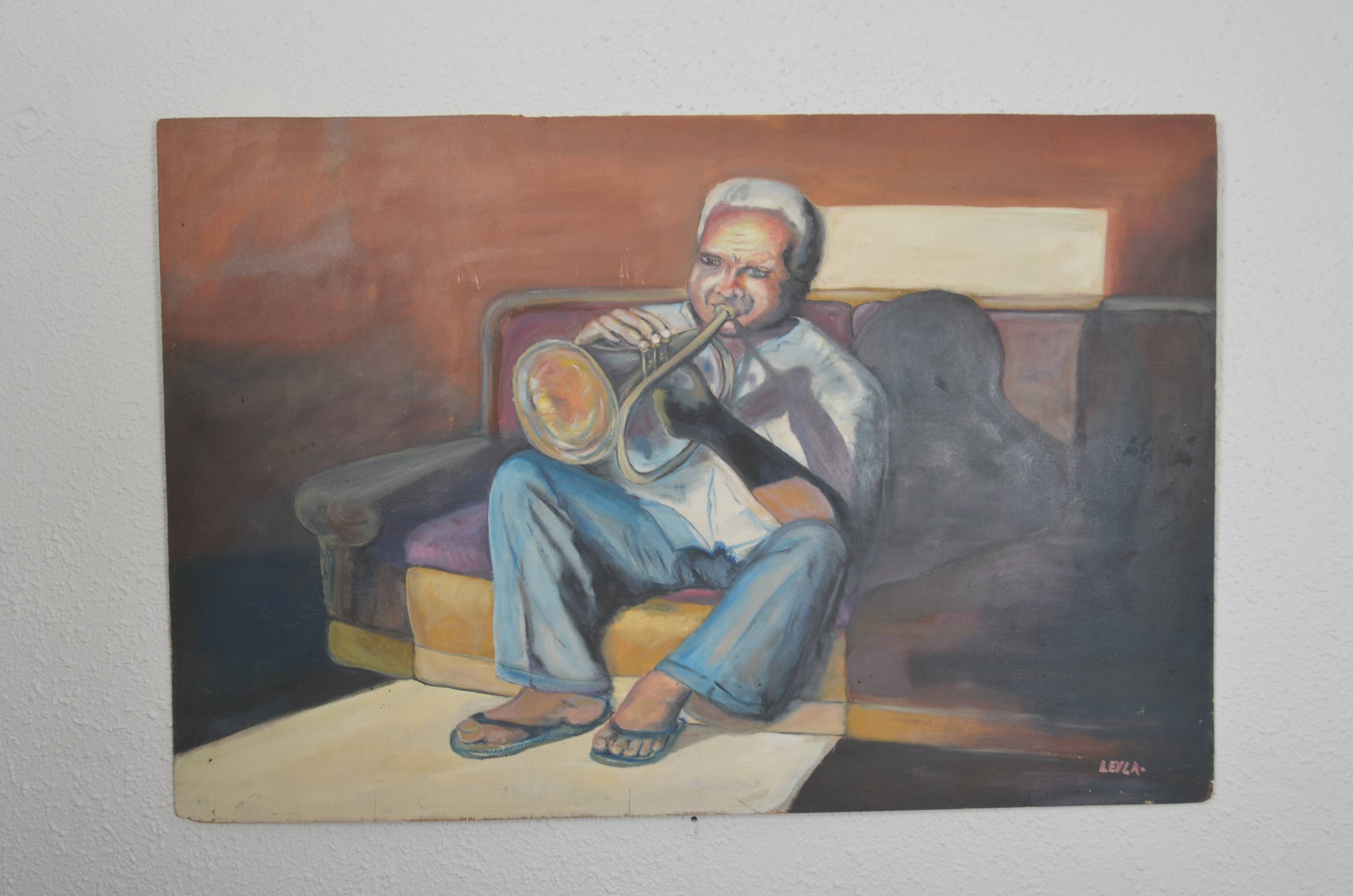 Tableau d'un trompettiste
