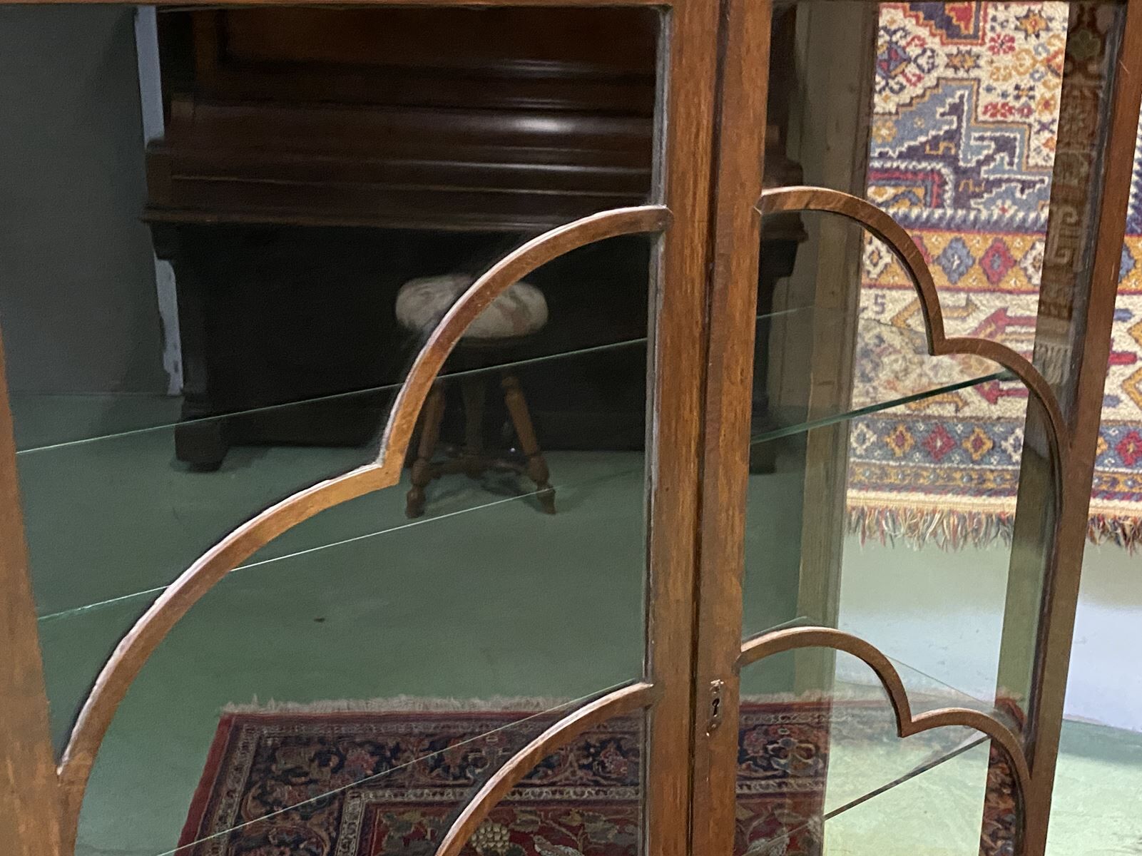English Art Nouveau showcase, early 20th century