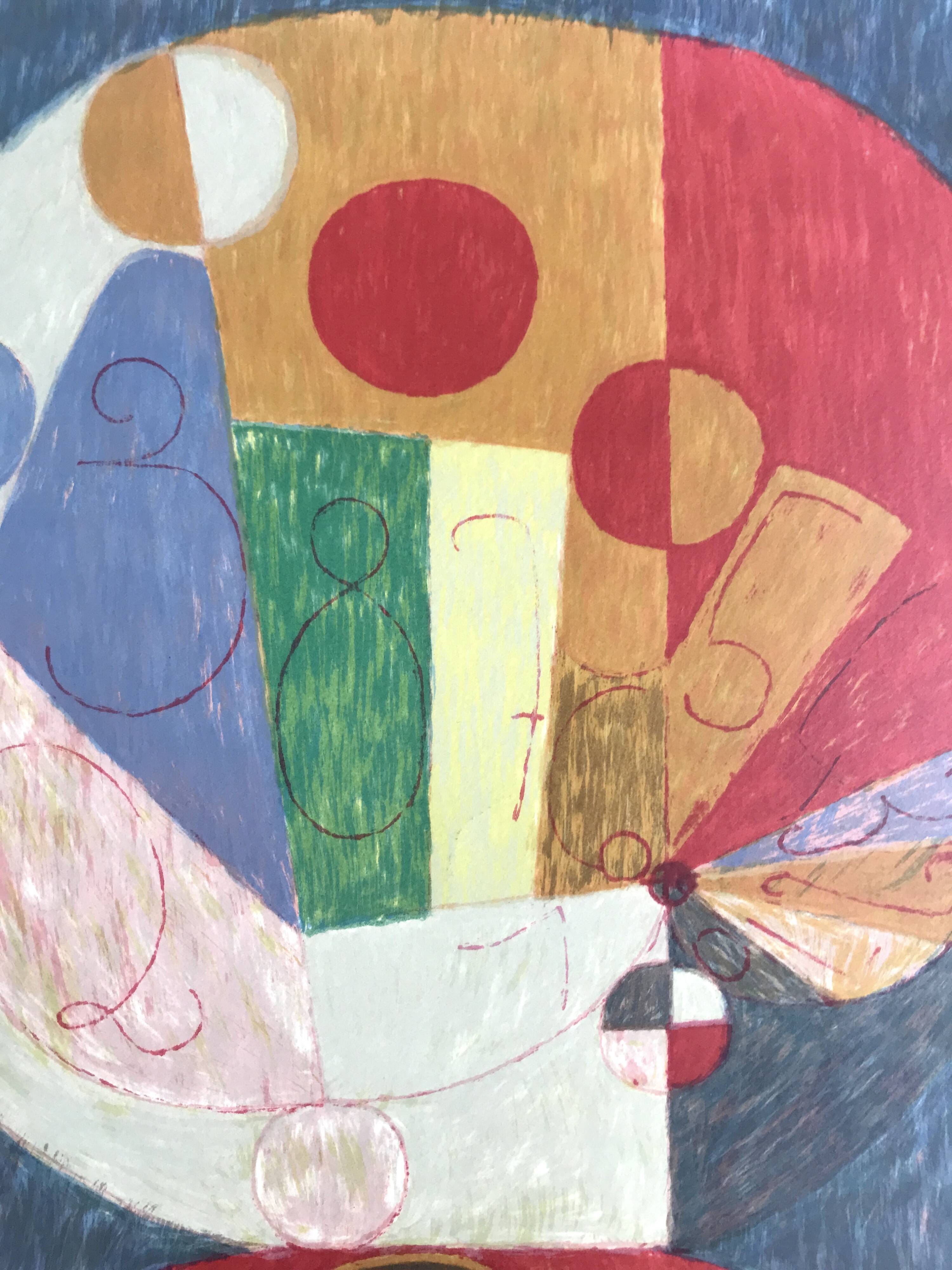 Pierre courtin, from life to love, 1971. lithograph signed in pencil