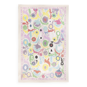 Textile suzani hand embroidered 220 x 150 cm
