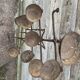 African oil lamps on stands