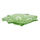 Art Deco green glass jardinière/serving dish, Stölzle Hermanova Hut, 1930
