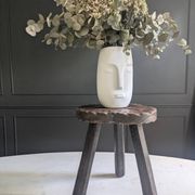 Brutalist tripod stool