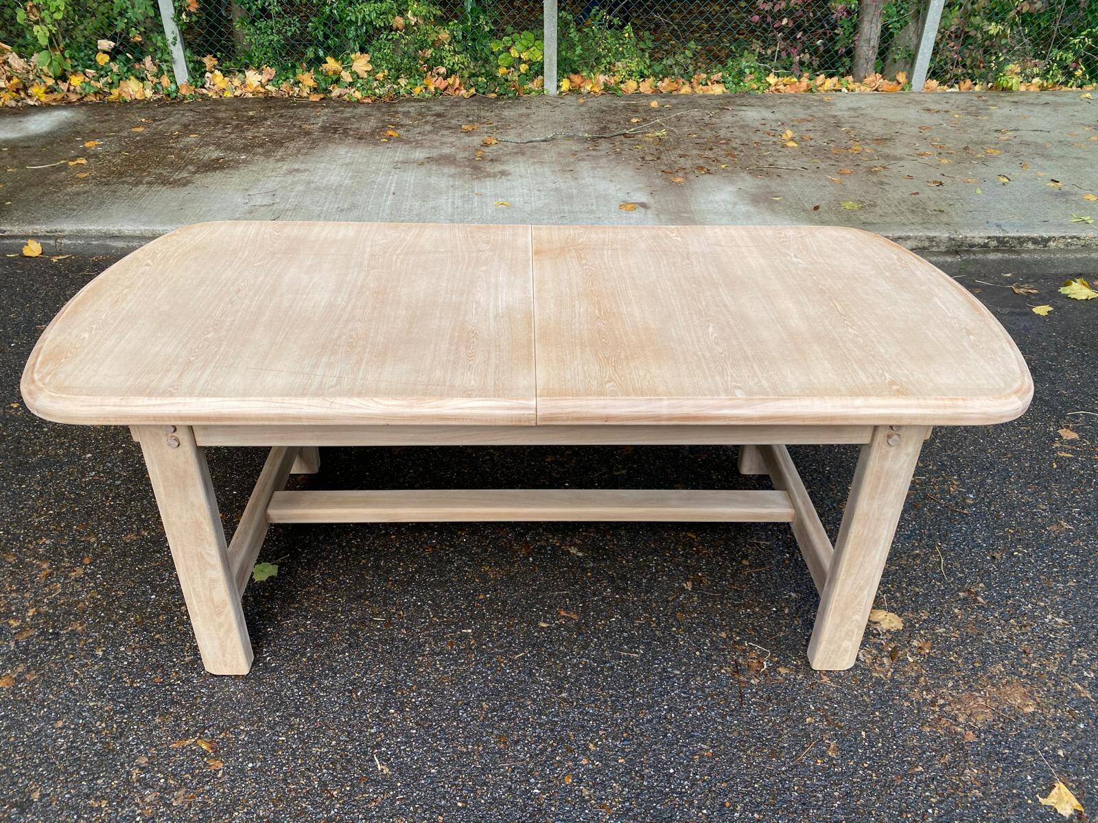 Table à manger de ferme extensible rénovée 240cm