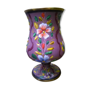 Vase émaillé vintage