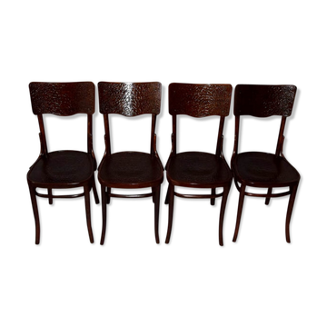 Chaises de salle à manger anciennes par Jozef Mintzis, Pologne, années 1920