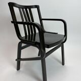 Fauteuils en bois plié noir par Ton