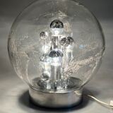 60s 70s table lamp ball lamp Doria "Big Ball" glass space age design
