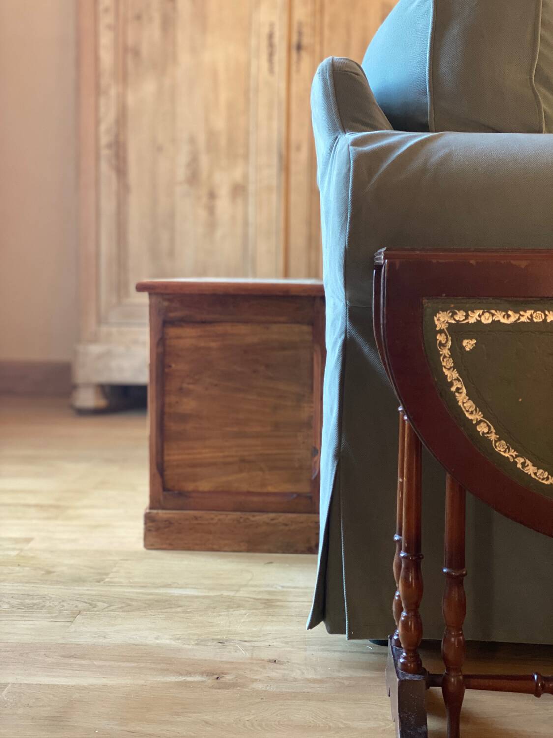 Wooden chest