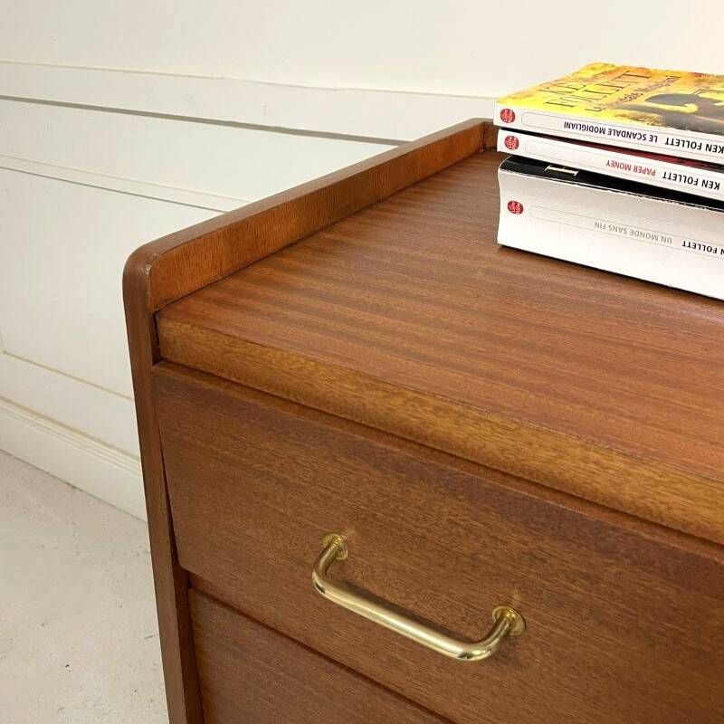 Vintage teak chest of drawers – Scandinavian style – 1960s