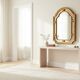 Miroir baroque vintage doré