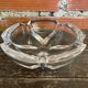 Vintage DAUM Crystal Petal Shaped Ashtray Pocket Video #D8