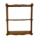 Vintage turned wood wall shelf with 3 levels.