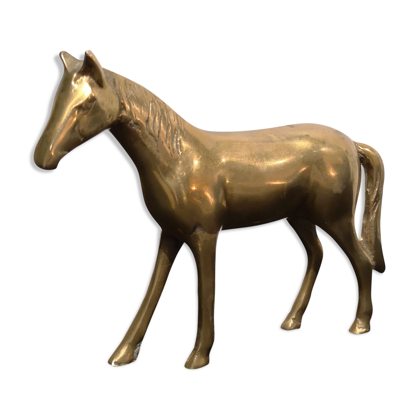 Brass horse