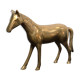 Cheval en laiton