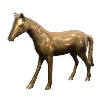 Brass horse