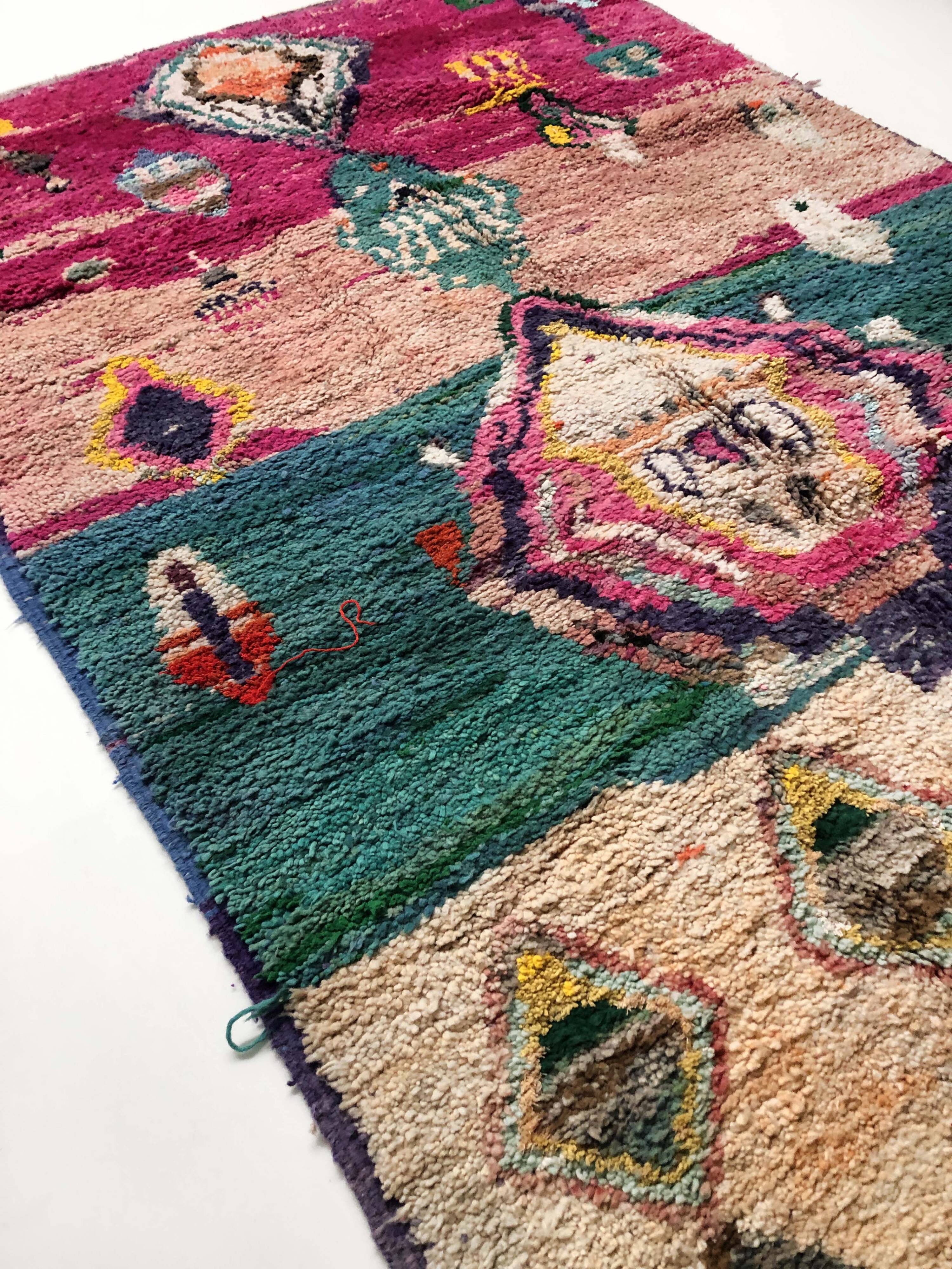 Moroccan Berber carpet Boujaad 2.58x1.53m