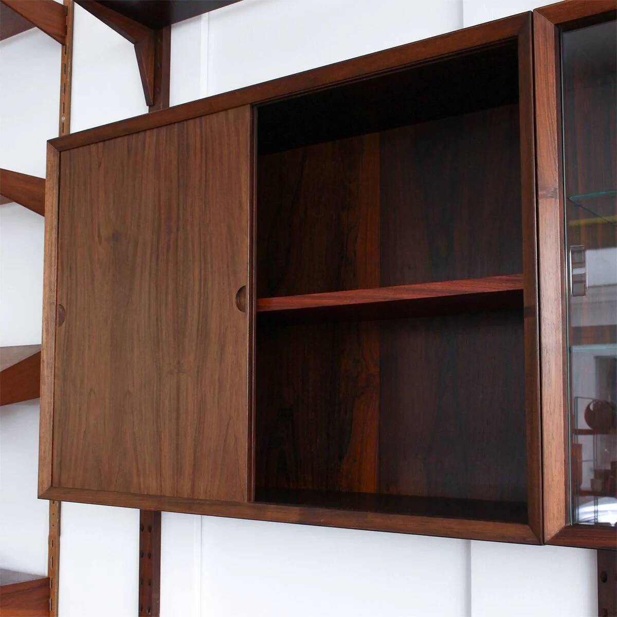 Système de shelving Poul Cadovius, palissandre