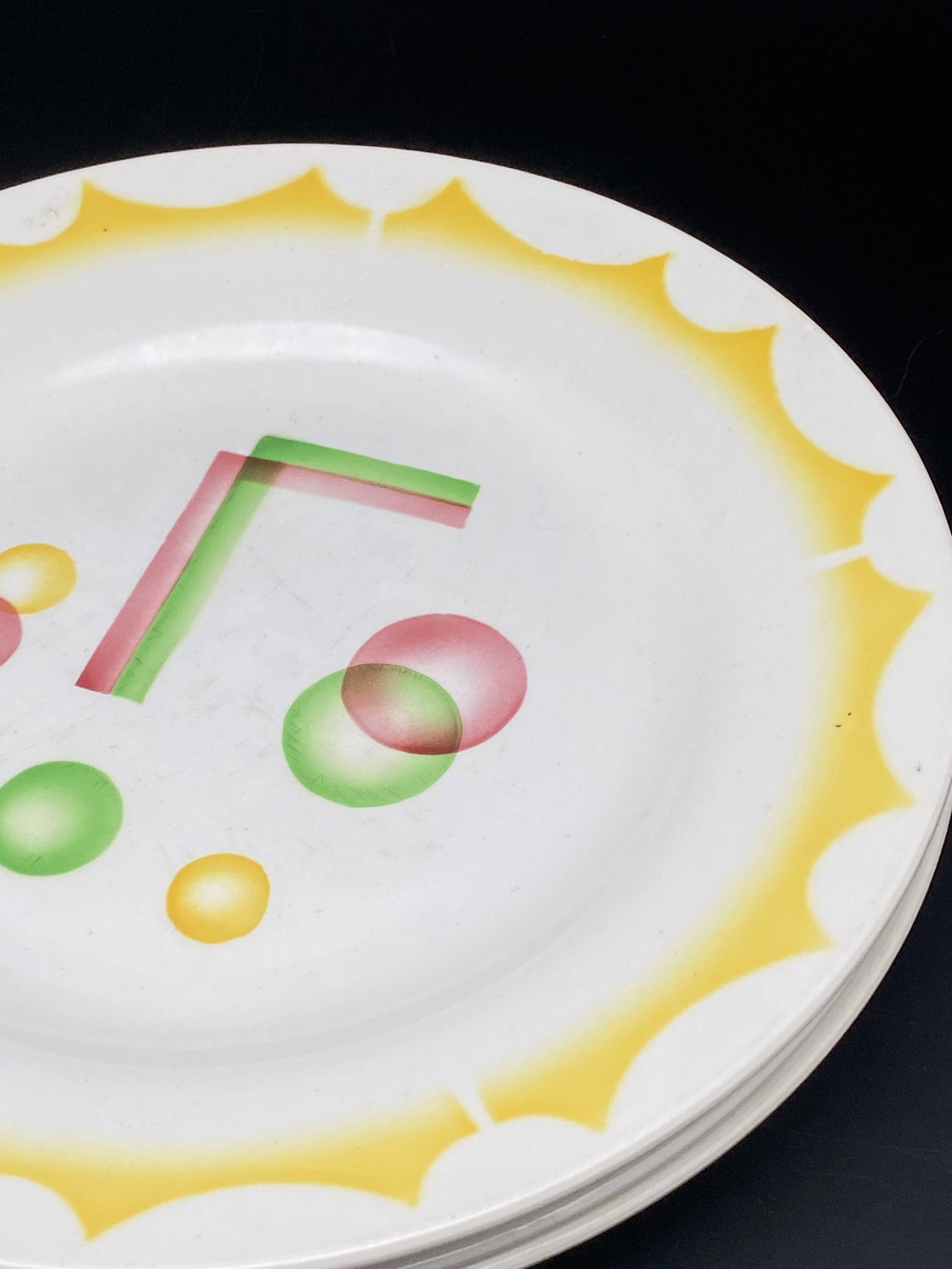 Dinner plates “Planètes” Collection Digoin Sarreguemines – MPM0324VLP1
