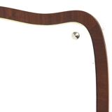 Miroir scandinave en acajou, Eriksmåla Glas, Suède, 1950, 73x54cm