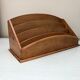 Old office sorter mail rack vintage wooden letter holder