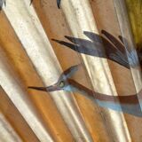 Paire d’éventails chinois dorés, 1960