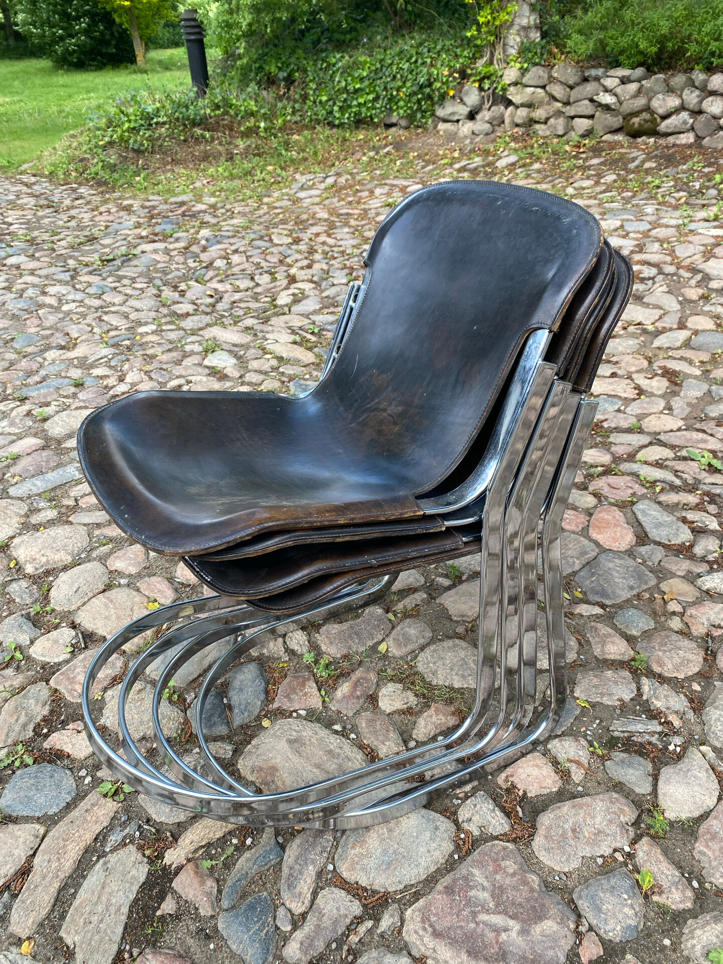Dining chairs by Willy Rizzo