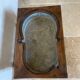 Mahogany bidet Napoleon III with zinc interior