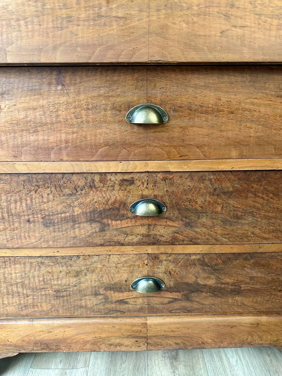 Rustic solid wood chest of drawers