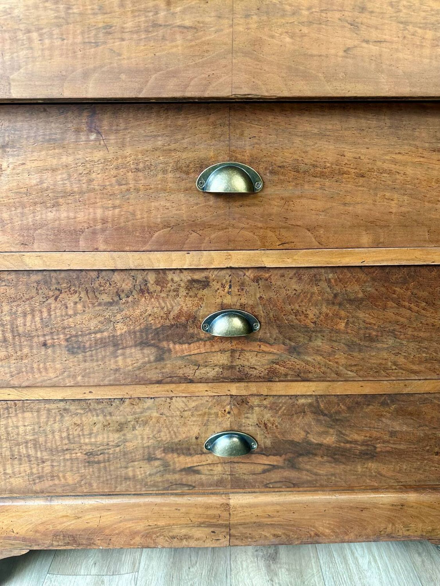 Rustic solid wood chest of drawers