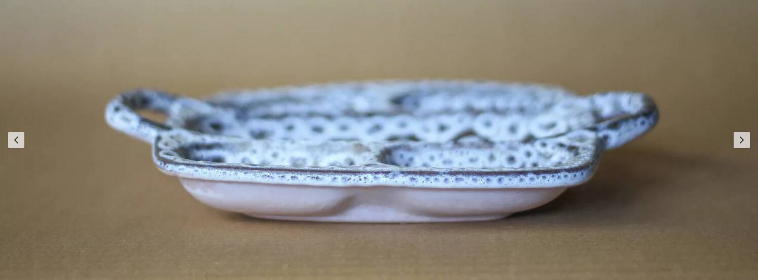 Ceramic tray signed Austruy Jean Vallauris, small tray
