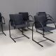 Vintage cirkel chairs by Metaform, 1980s, set of 6
