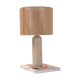 Lampe grès et fil de jute