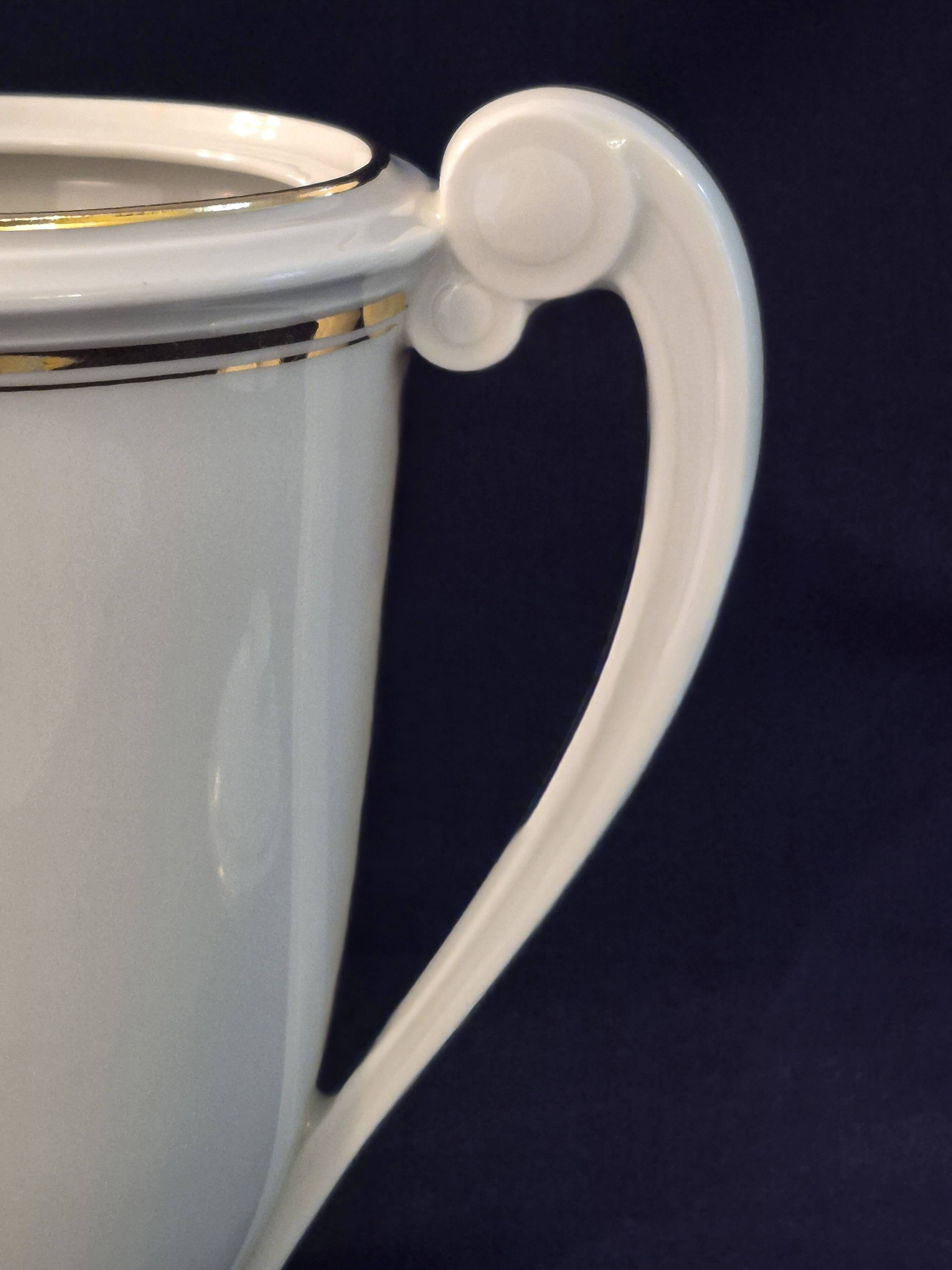 Teapot coffee pot jug Limoges Charles Ahrenfeldt A480