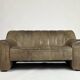 Vintage DS-44 de Sede leather sofa couch buffalo leather 70s