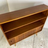 Vintage Mid-Century Teak Book Cabinet, 1950s