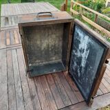 Old wooden cooler