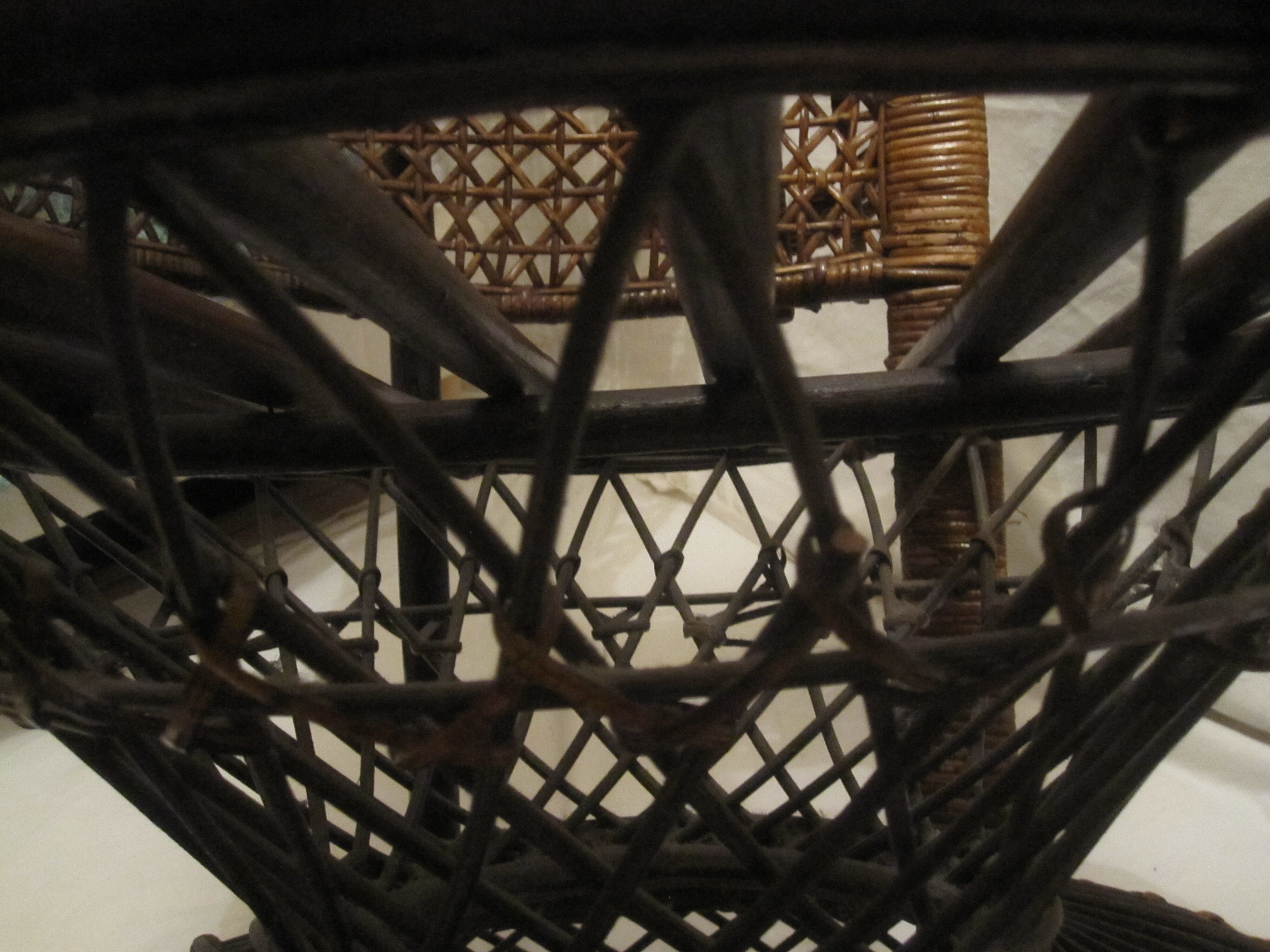 Emmanuelle rattan armchair