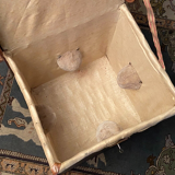 Travel trunk late nineteenth marked "At the start, Paris"