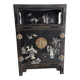 Lacquered Chinese cabinet (flowers, birds, women)