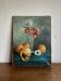 Oil on canvas anemone flowers 1920s