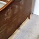Wooden bed with canna bottom