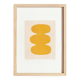 Peinture abstraite sur papier signée Eawy