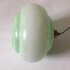 Green opaline ceiling lamp