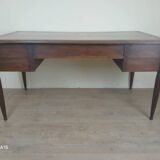 Very large oak center desk from the Art Deco period circa 1930