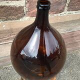 Brown amber demijohn