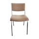 Chaise inclinée métal et assise tissu