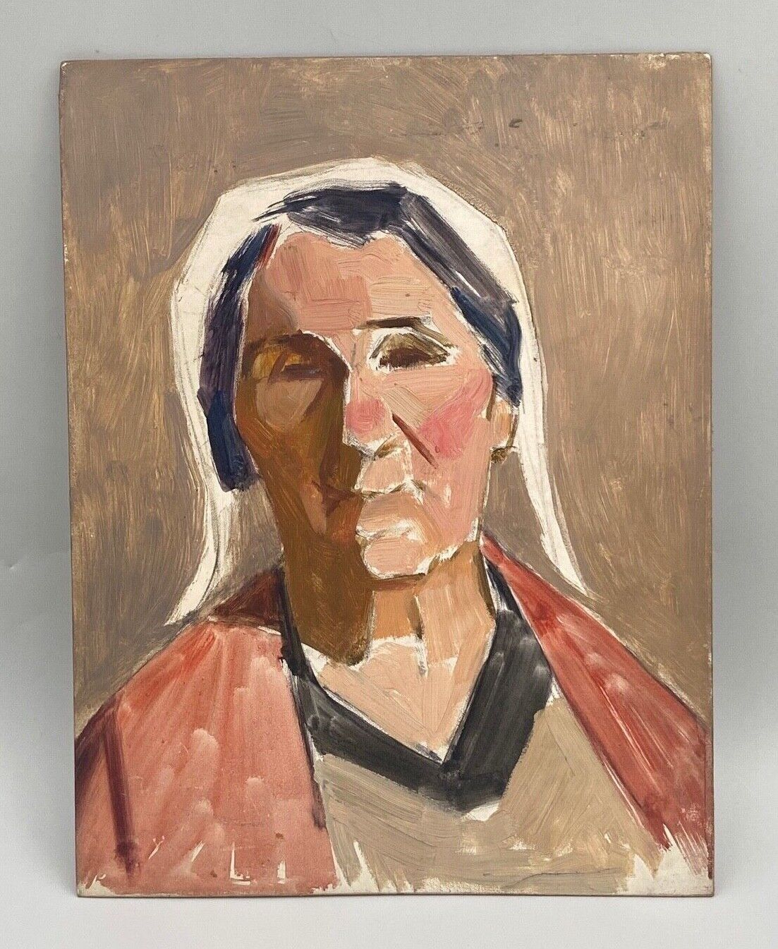 Huile sur panneau guillot de raffaillac portrait de femme 1930