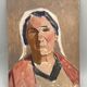 Huile sur panneau guillot de raffaillac portrait de femme 1930